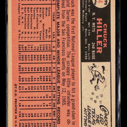 1966 Topps Chuck Hiller #154