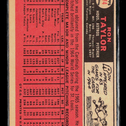1966 Topps Ron Taylor #174