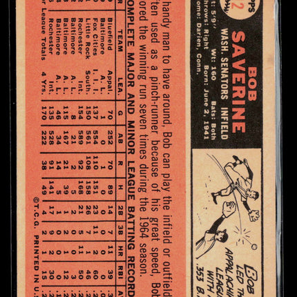 1966 Topps Bob Saverine #312