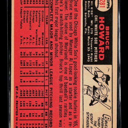 1966 Topps Bruce Howard #281