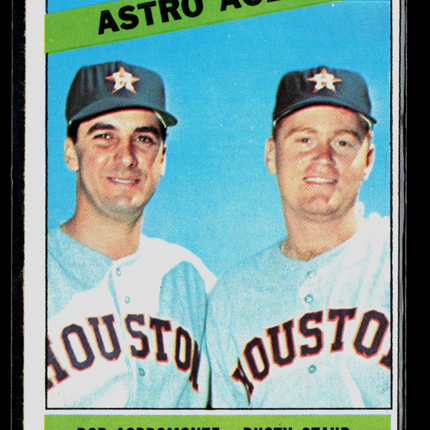 1966 Topps Bob Aspromonte Rusty Staub #273