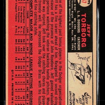1966 Topps Jeff Torborg #257