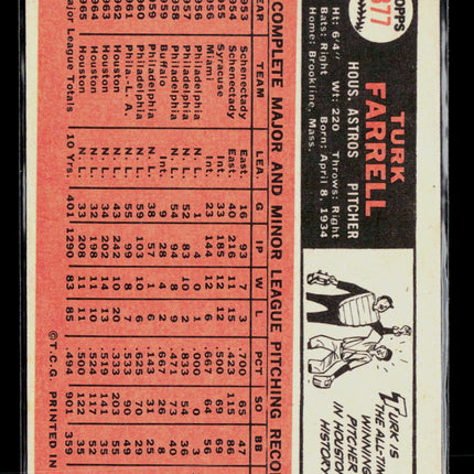1966 Topps Turk Farrell #377