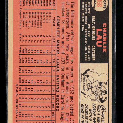 1966 Topps Charlie Lau #368