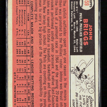 1966 Topps Johnny Briggs #359
