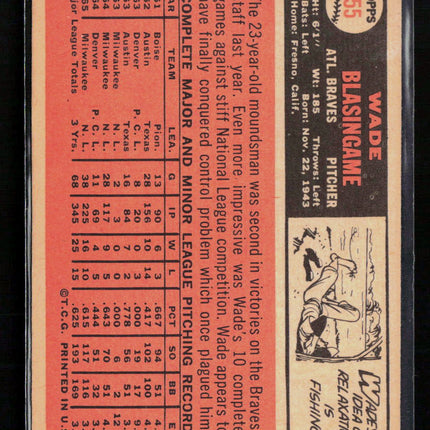 1966 Topps Wade Blasingame #355