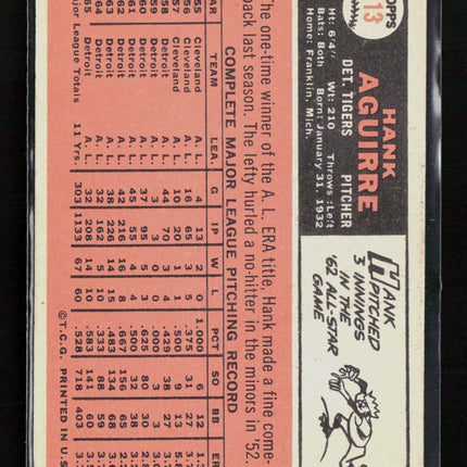 1966 Topps Hank Aguirre #113
