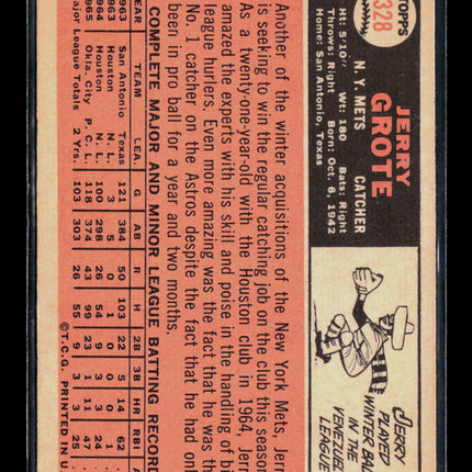 1966 Topps Jerry Grote #328