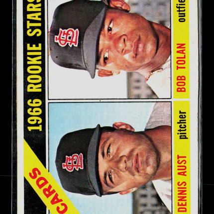 1966 Topps Bob Tolan Dennis Aust #179