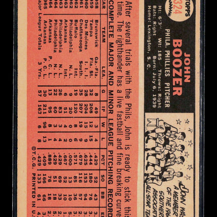 1966 Topps John Boozer #324