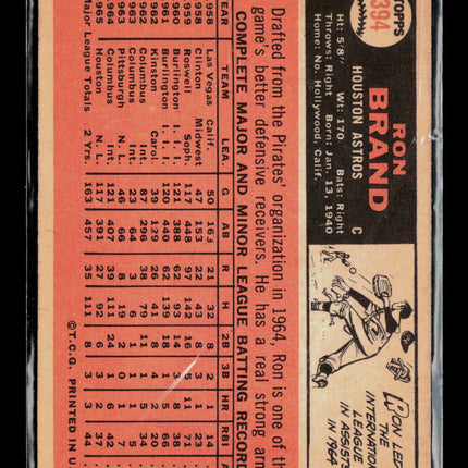 1966 Topps Ron Brand #394
