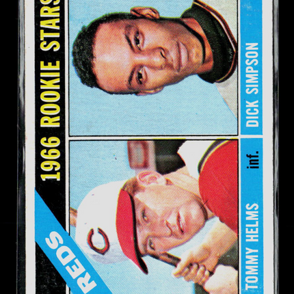 1966 Topps Dick Simpson Tommy Helms #311
