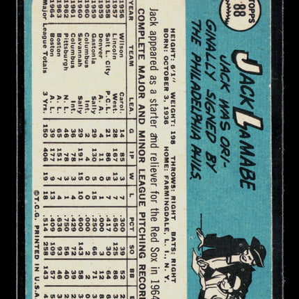 1965 Topps Jack Lamabe #88