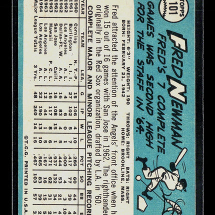 1965 Topps Fred Newman #101