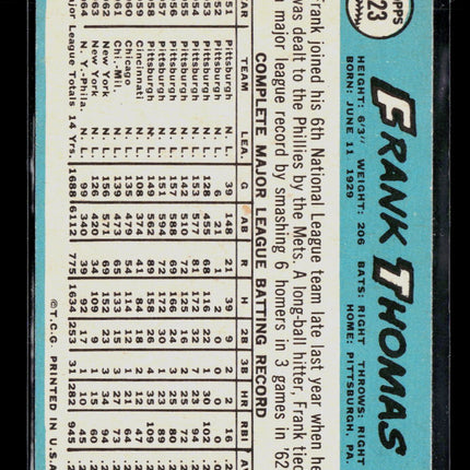 1965 Topps Frank Thomas #123