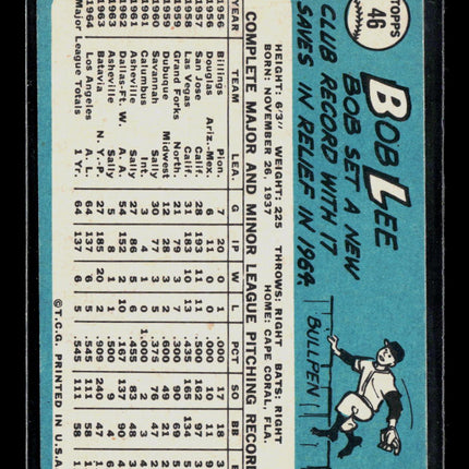 1965 Topps Bob Lee #46