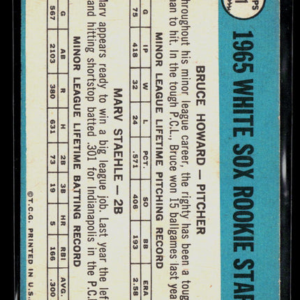 1965 Topps Marv Staehle Bruce Howard #41