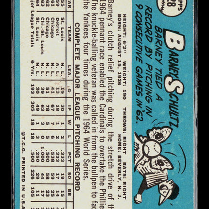1965 Topps Barney Schultz #28