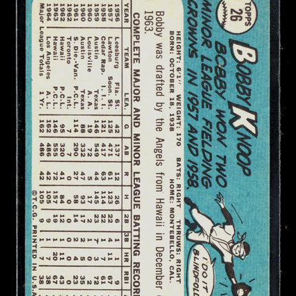 1965 Topps Bobby Knoop #26