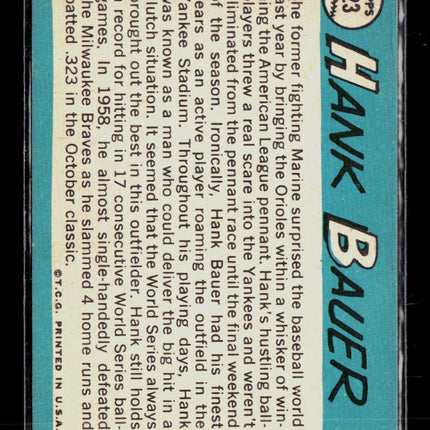 1965 Topps Hank Bauer #323