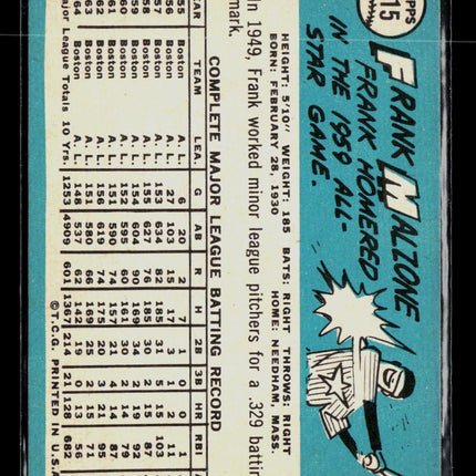 1965 Topps Frank Malzone #315