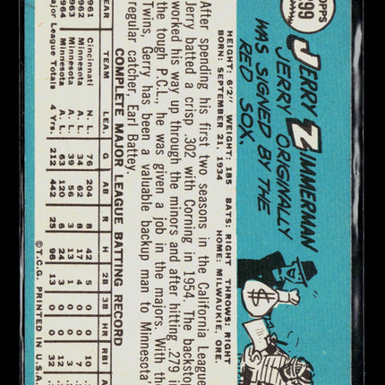 1965 Topps Jerry Zimmerman #299