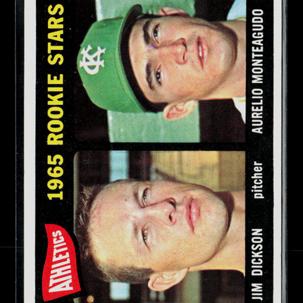 1965 Topps Aurelio Monteagudo Jim Dickson #286