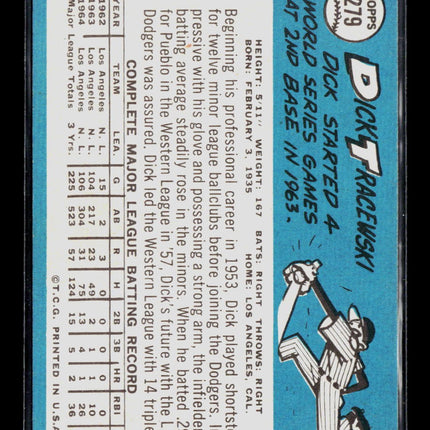 1965 Topps Dick Tracewski #279