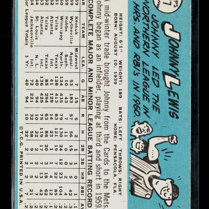 1965 Topps Johnny Lewis #277