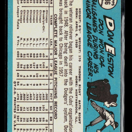 1965 Topps Don Elston #436
