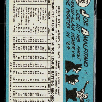 1965 Topps Joe Amalfitano #402