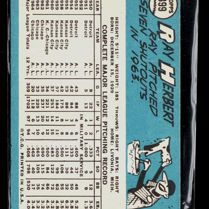 1965 Topps Ray Herbert #399