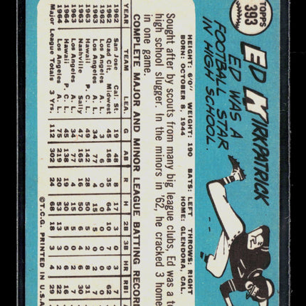 1965 Topps Ed Kirkpatrick #393