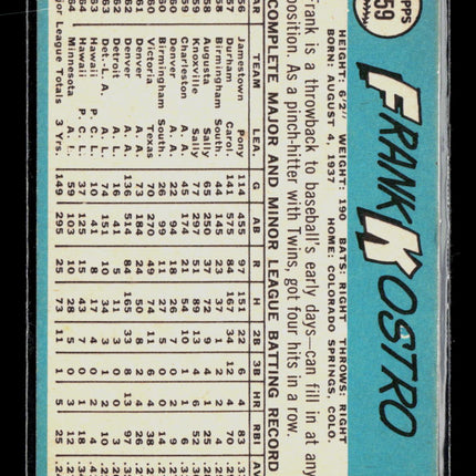 1965 Topps Frank Kostro #459