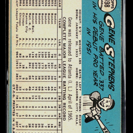 1965 Topps Gene Stephens #498