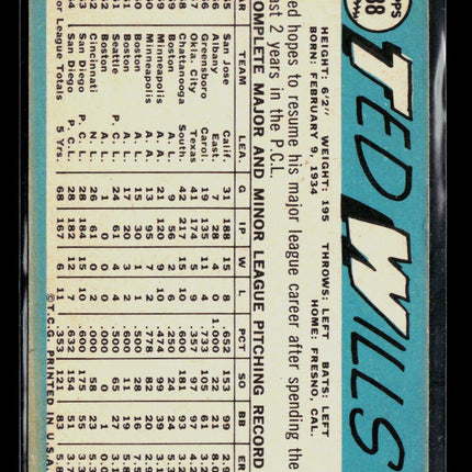 1965 Topps Ted Wills #488