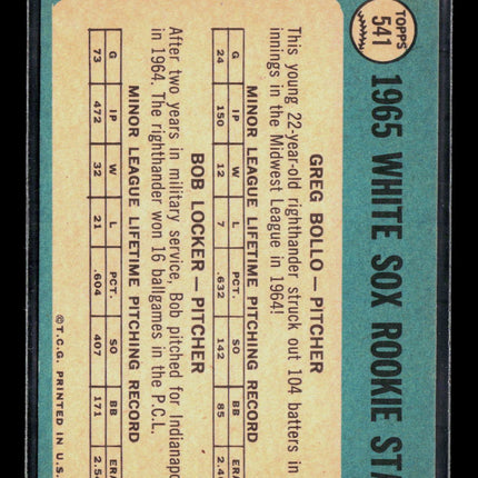 1965 Topps Bob Locker Greg Bollo #541