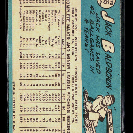 1965 Topps Jack Baldschun #555