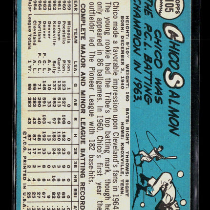 1965 Topps Chico Salmon #105
