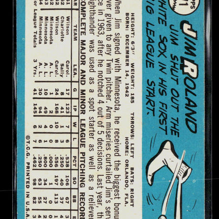 1965 Topps Jim Roland #171