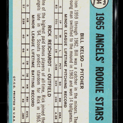 1965 Topps Bill Kelso Rick Reichardt #194