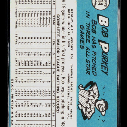 1965 Topps Bob Purkey #214