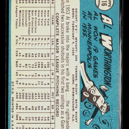 1965 Topps Al Worthington #216