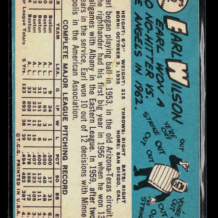1965 Topps Earl Wilson #42