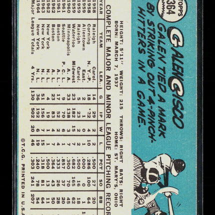 1965 Topps Galen Cisco #364