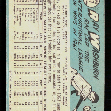 1965 Topps Ray Washburn #467