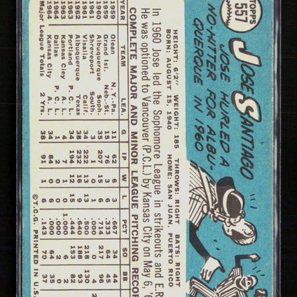 1965 Topps Jose Santiago #557