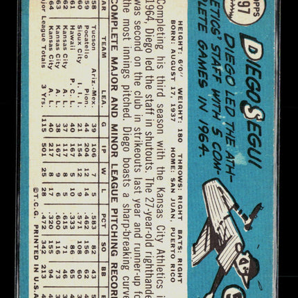1965 Topps Diego Segui #197