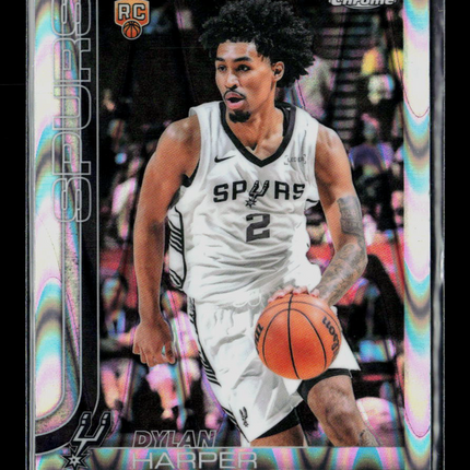 2025 Topps Chrome Dylan Harper #252 RayWave Refractor