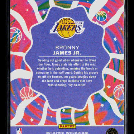 2024 Panini NBA Hoops Funkadelic Bronny James Jr. #15 RC
